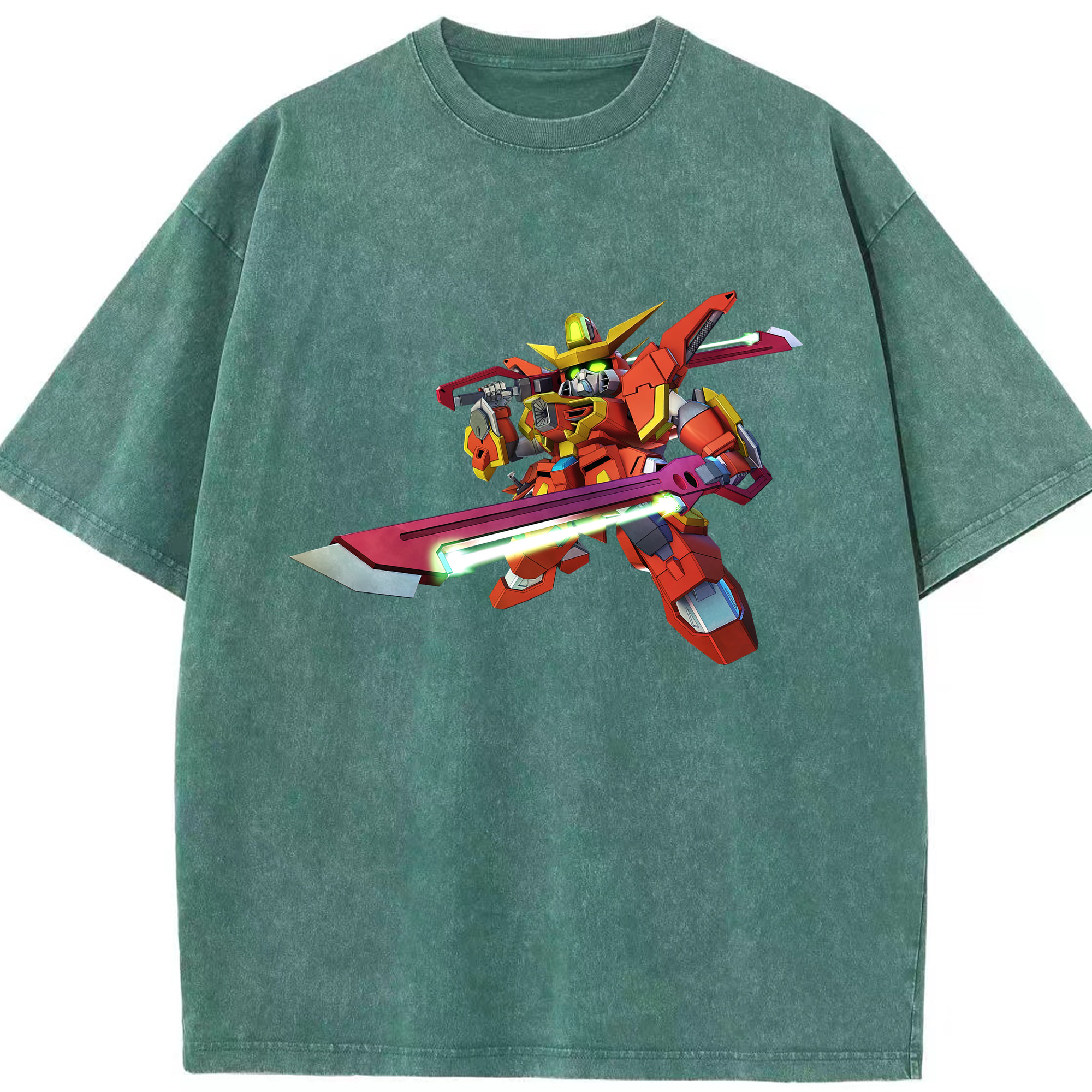 （画像用） 機動戦士ガンダム Mobile Suit Gundam 綿100% ヴィンテージ風 半袖Tシャツ（フロントプリント）